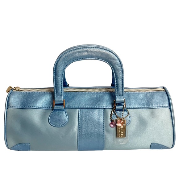 Britney Spears Handbags - NWOT Curious by Britney Spears Perfume Y2K Small Fragrance Purse Blue Pink